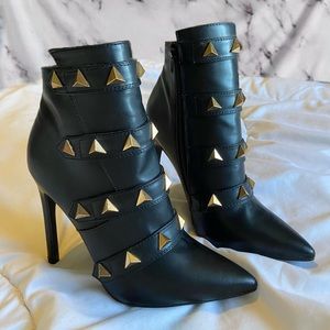 Studded Ankle Booties